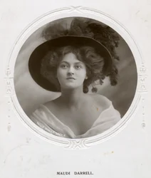 Maudi Darrell, britische Schauspielerin, ca. 1908