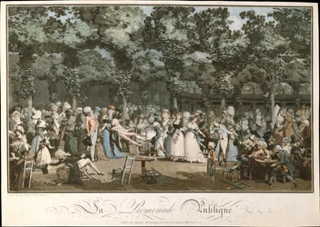 Die öffentliche Promenade, 1792