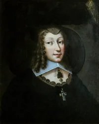 Christine Marie von Frankreich 1606-1663, Herzogin von Savoyen in Witwenkleid, 1638-1640