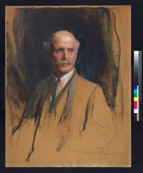 Sir Charles Walston, vor 1937 (Öl auf Leinwand)