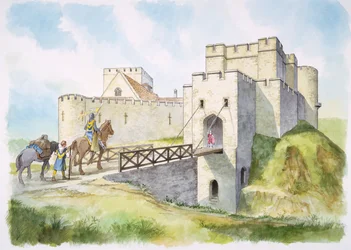 Helmsley Castle, North Yorkshire, 13. Jahrhundert, ca. 1990-2010