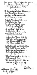 Gedicht von Dr. Doddridge, 1746