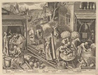 Prudence Prudentia aus Die Tugenden, ca. 1559-60