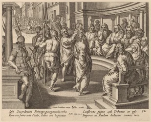 Der heilige Paulus vor dem Hohepriester