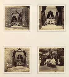 [Alhambra und Löwenhof, Blick im südlichen Querschiff], ca. 1859