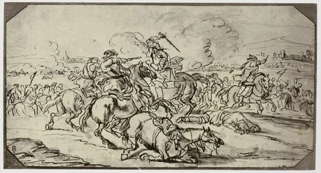 Borgognone, Eine Schlacht