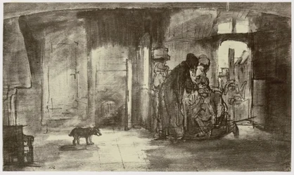 Rembrandt, Tobit segnet Tobias