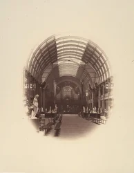 Ansicht der Zentralhalle, Art Treasures Exhibition, Manchester, 1857