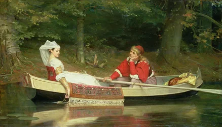 Mit dem Fluss, 1869