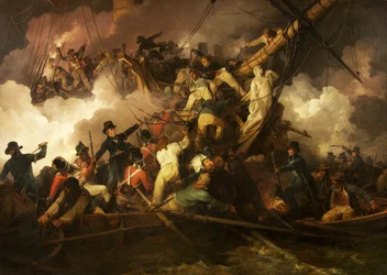 Das Entern der französischen Korvette 