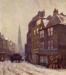 Nell Gwyns Unterkunft, Drury Lane, Februar 1881