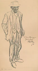 Ein Selbstporträt von Phil May, 1896, 1903