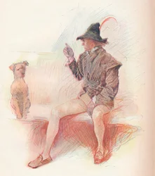 Launce und sein Hund, 1903