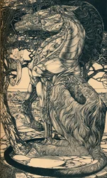 Rustum und der Simoorg, ca. 1897