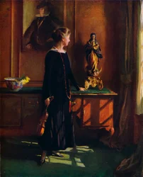 Lucy de Laszlo, die Frau des Künstlers, 1919