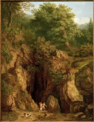 J. Ph. Hackert, Grotte des Hl. Franziskus am Monte Verna I.