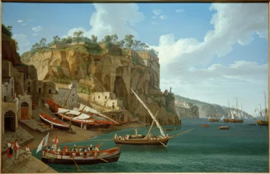 J.Ph. Hackert, Marina Piccola in Sorrent / Gemälde, 1794