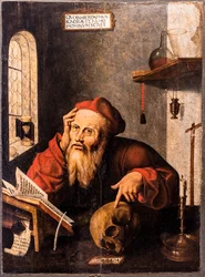 Der heilige Hieronymus in seiner Zelle