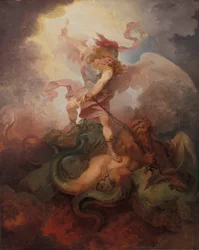 Der Engel, der Satan bindet