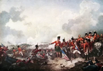 Die Schlacht von Alexandria am 21. März