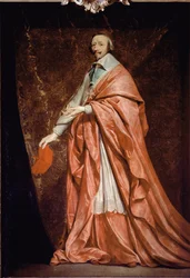 Ganzkörperporträt von Armand Jean du Plessis, Kardinal de Richelieu, Minister von Ludwig XIII.