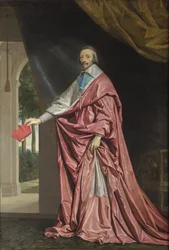 Porträt von Armand Jean du Plessis, Kardinal Richelieu