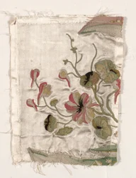 Bettdeckenfragment, ca. 1760-1770