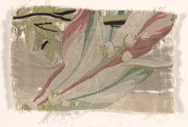 Bettdeckenfragment, ca. 1760-1770