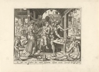 Der verlorene Sohn verschwendet sein Erbe