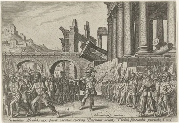 Das Volk Israel zwischen Tibni und Omri geteilt