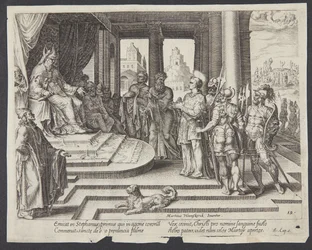 St. Stephan vor dem Hohenpriester und dem Rat