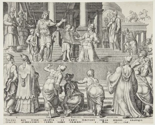 Das Buch des Gesetzes vor dem Volk gelesen