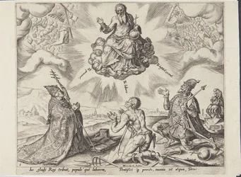 Der Herr weist den drei Ständen ihre Aufgaben zu