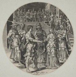 Die Hochzeit von Samson und der Philisterin