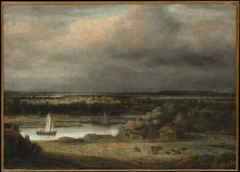Weite Flusslandschaft