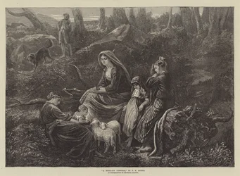 Ein Hochland-Pastoral, in der Ausstellung der Royal Academy