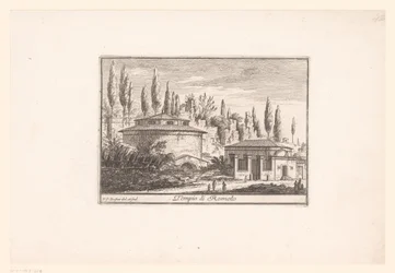 Blick auf den Tempel des Romulus