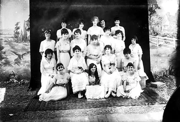 Frauen auf einem Teppich