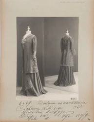 Albumseite: House of Worth, Kostüm