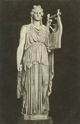 Apollo Barberini, antike römische Skulptur in der Sammlung der Glyptothek, München, Deutschland