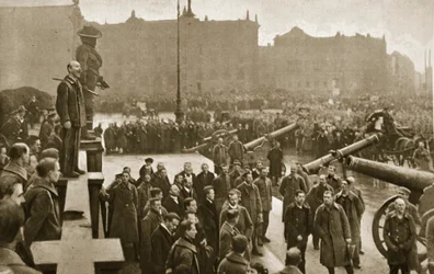 Während einer Pause im Bürgerkrieg in der preußischen Hauptstadt