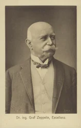 Graf Ferdinand von Zeppelin, deutscher Luftschiffkonstrukteur