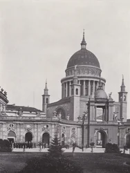 Potsdam, Stadtschloss, Fortunaportal und St. Nikolaikirche