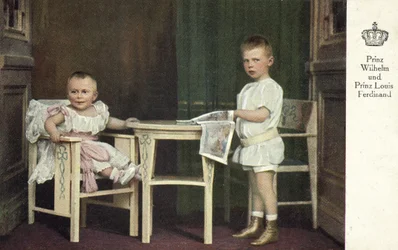 Prinz Wilhelm und Prinz Louis Ferdinand von Deutschland