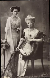 Wohlfahrts-Postkarte, Kronprinzessin Luise, Victoria