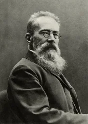 Nikolay Andreievich Rimsky-Korsakov (s/w Foto)