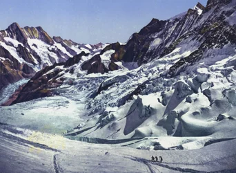 Jungfraubahn, bei der Station Eismeer