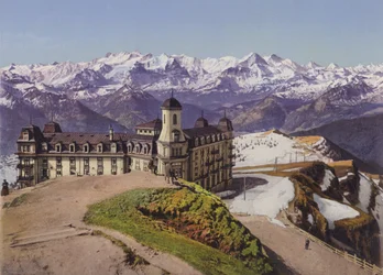 Rigi-Kulm und die Berner Alpen