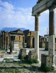 Forum in Pompeji, Kampanien, Italien