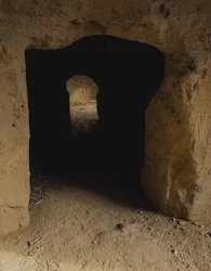 Porsennas Labyrinth, etruskisches Netzwerk von unterirdischen Gängen, Chiusi, Toskana, Italien